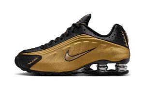 Nike Shox R4 Black Metallic Gold (W)