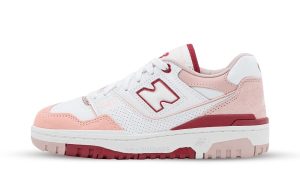 New Balance 550 White Scarlet (W)