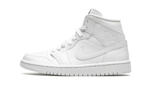 Air Jordan 1 Mid White Snakeskin (W)