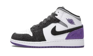 Air Jordan 1 Mid SE Purple (GS)