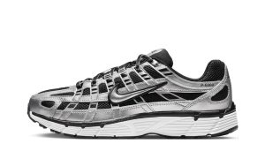 Nike P-6000 Metallic Silver Black White (Women's)