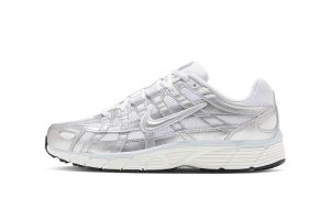 Nike P-6000 White Blue Tint Sail Metallic Silver (W)