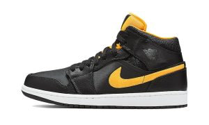 Air Jordan 1 Mid Black University Gold