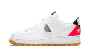 Nike Air Force 1 Low NBA White Crimson Gum