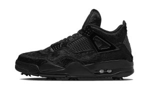 Air Jordan 4 Retro Golf Black Cat Pony Hair