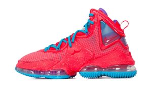 Nike LeBron 19 Siren Red Laser Blue
