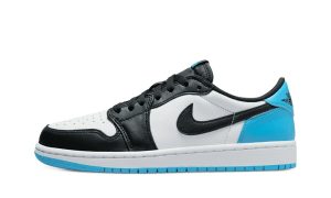 Jordan 1 Retro Low OG Black Dark Powder Blue (Women's)
