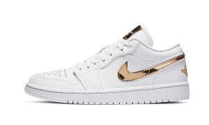 Jordan 1 Low White Metallic Gold (W)
