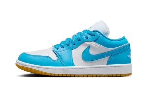 Jordan 1 Low White Gum Light Brown Dark Powder Blue (W)