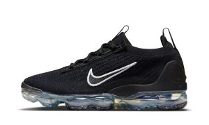 Nike Air VaporMax 2021 FK Black Metallic Silver (W)