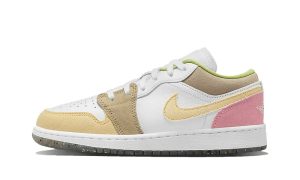 Jordan 1 Low Pastel Grind Vivid Green (GS)