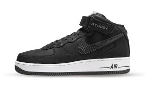 Nike Air Force 1 Mid Stussy Black White