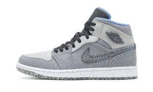 Air Jordan 1 Mid Crater Grey University Blue