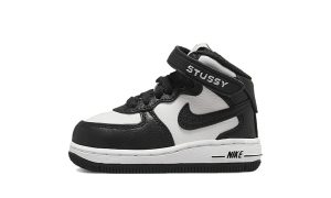 Nike Air Force 1 Mid Stussy Grey Black (TD)