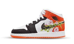 Jordan 1 Mid SE Basketball Blossom (GS)
