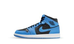 Air Jordan 1 Mid 'University Blue Black' (GS)
