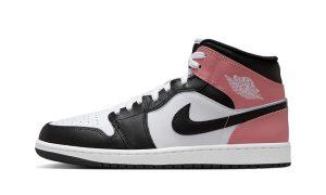 Jordan 1 Mid White Rust Pink Black