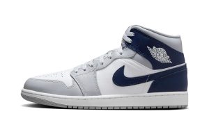 Jordan 1 Mid 'Wolf Grey Midnight Navy'