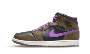 Jordan 1 Mid Purple Mocha