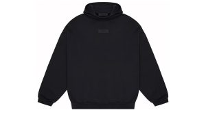 Fear of God Essentials Chest Logo Hoodie Jet Black/Jet Black