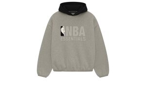 Fear of God Essentials NBA Hoodie Warm Heather/Black