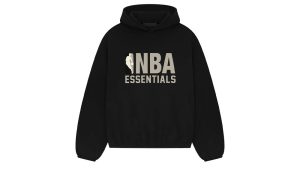 Fear of God Essentials NBA Hoodie (SS25) Black