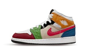 Air Jordan 1 Mid SE Patchwork (GS)