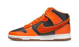 Nike Dunk High Retro 'Chenille Swoosh Safety Orange'