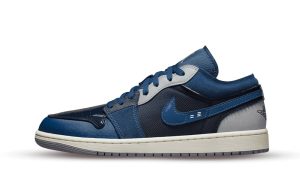 Jordan 1 Low SE Craft Obsidian French Blue Ashen Slate White