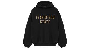 Fear of God Essentials Fleece Hoodie Black