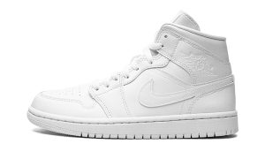 Air Jordan Mid 'Triple White' (2022) (W)