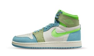 Air Jordan 1 Zoom CMFT 2 Cerulean and Green Strike (W)