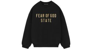 Fear of God Essentials Fleece Crewneck Black