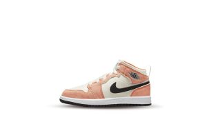 Air Jordan 1 Mid SE Orange Suede (PS)