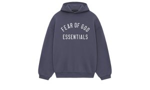 Fear of God Essentials Fleece Hoodie Marine