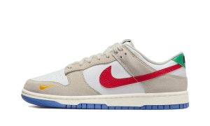 Nike Dunk Low Light Iron Ore Red Blue