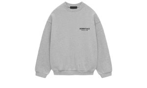Fear of God Essentials Fleece Crewneck Light Heather Gray