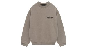 Fear of God Essentials Fleece Crewneck (FW24) Heather Gray