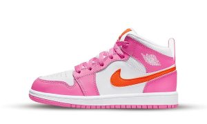 Air Jordan 1 Mid Pinksicle Safety Orange (PS)