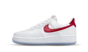 Nike Air Force 1 Low Satin 'White Red' (W)