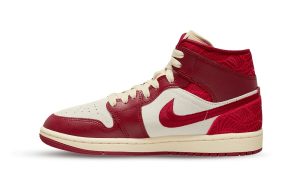 Air Jordan 1 Mid SE Tiki Leaf Team Red (W)