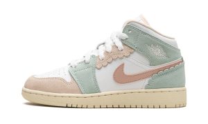 Jordan 1 Mid SE 'Pink Oxford' (GS)