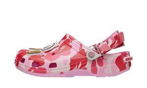 Crocs Classic Clog A Bathing Ape ABC Camo Pink