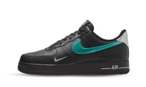 Nike Air Force 1 '07 Low Black Blue Lightning