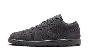 Jordan 1 Low SE Craft Dark Smoke Grey Varsity Red