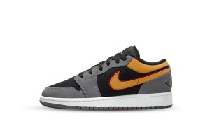 Air Jordan 1 Low SE 'Black Vivid Orange' (GS)