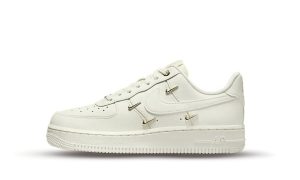 Nike Air Force 1 '07 LX CN Sail Gold Mini Swooshes (Women's)