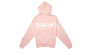 Fear of God Essentials Pink 3M Logo Pullover Hoodie Blush