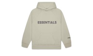 Fear of God Essentials Pullover Hoodie Applique Logo Moss