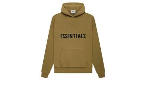 Fear of God Essentials Knit Pullover Hoodie Amber